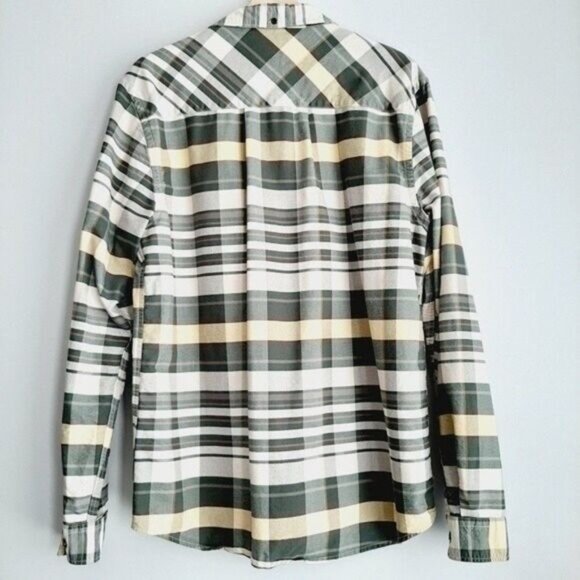 WESC Button Down Plaid Cotton Shirt Men's Sz L - Picture 6 of 10